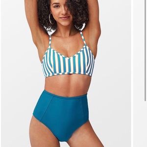 BRAND NEW cute high waisted CUPSHE bikini set